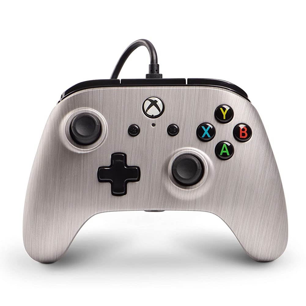 Enhanced Wired Controller for Xbox One - Brushed Aluminum