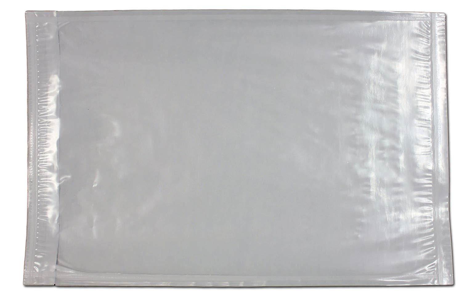 6" x 9" Clear Plastic Adhesive Packing List Mailing / Shipping Envelope Pouch - 100 Pieces