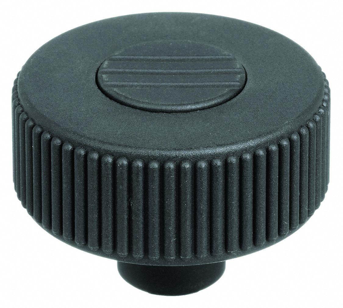 Kipp Hand Knob,Through Hole,3/8"-16  K0261.22A4