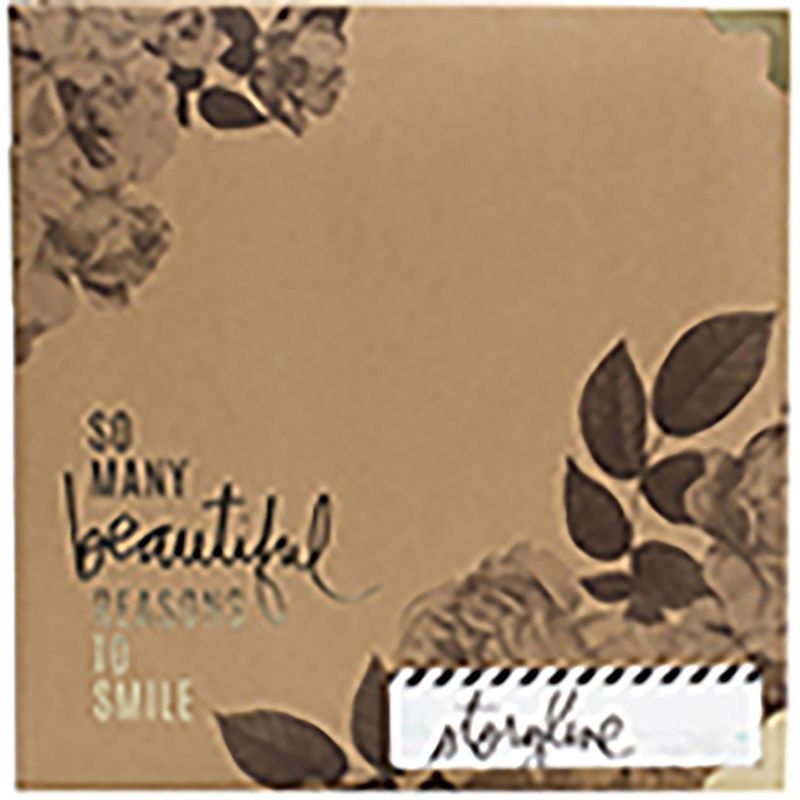 Heidi Swapp Storyline2 D-Ring Album 8.5"X11"-Floral