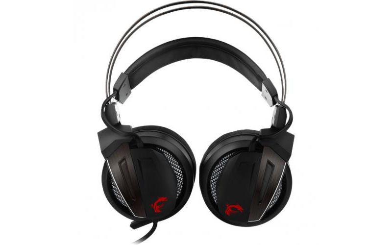 MSI Immerse GH60 Gaming Headset - 3.5 mm headphone jack - 40 kHz maximum frequency responce - High resolution audio
