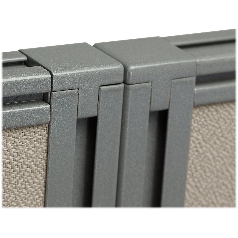 Bush Business Furniture 66.34" x 119" X-Shaped Desk, Mocha Cherry EODH660MR-03K