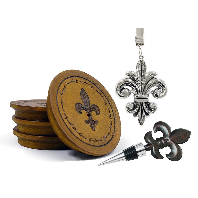 Epicureanist Fleur de Lis Entertaining Gift Set