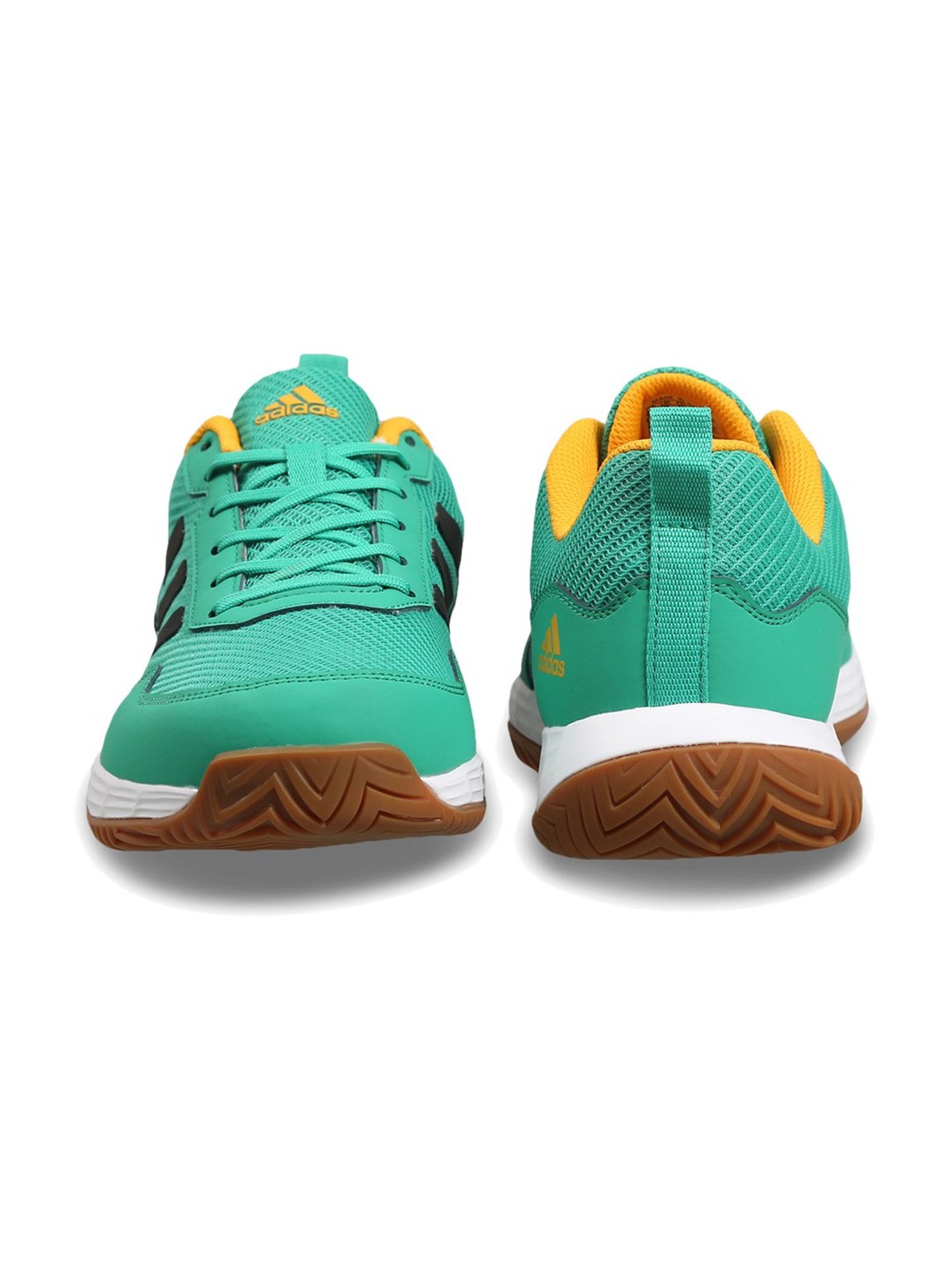 Adidas Men's Faztcort Indoor Star Green Indoor Court Shoes