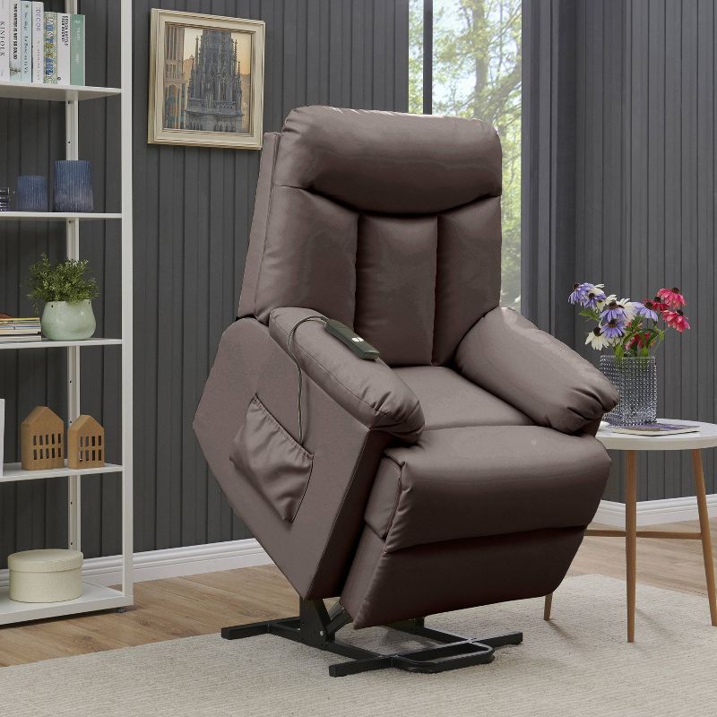 Renu Wall Hugger Power Lift Reclining Chair Brown - Prolounger