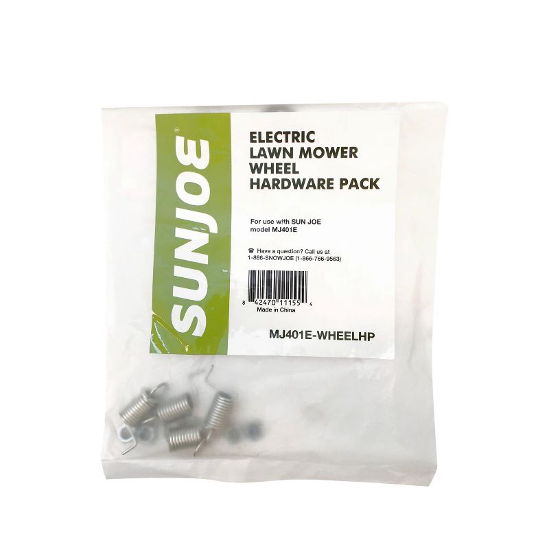 Sun Joe MJ401E Wheel Hardware Pack.