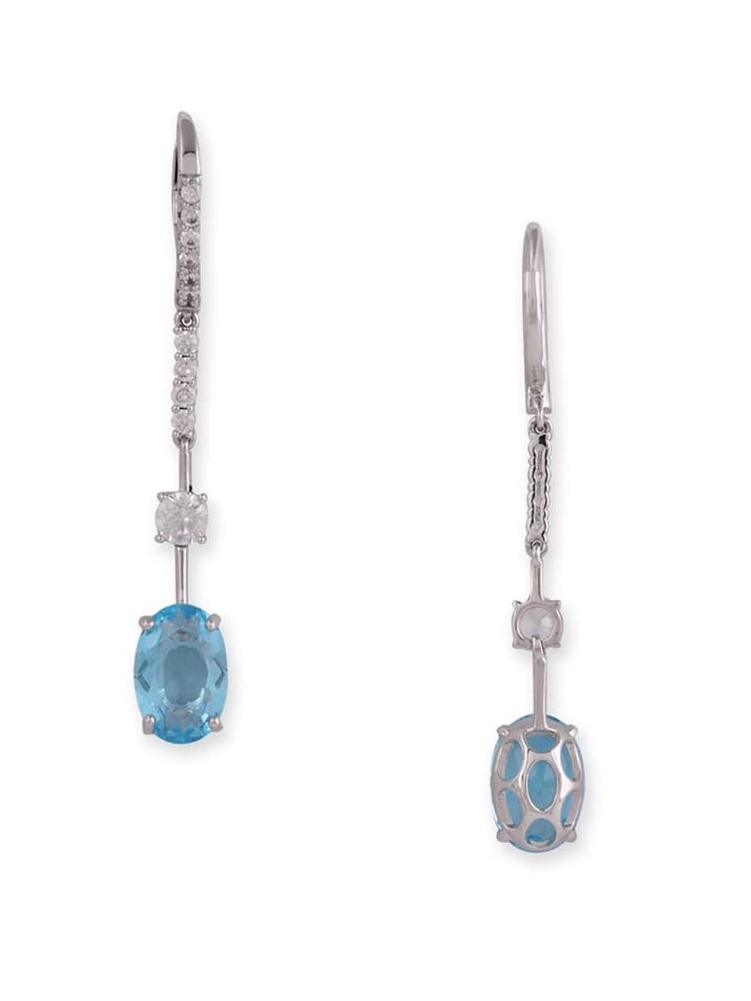 The Real Effect London Silver Earrings for Women