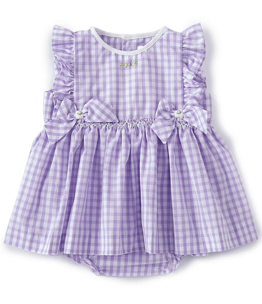 Starting Out Baby Girls Newborn-9 Months Stripe Ruffle Romper