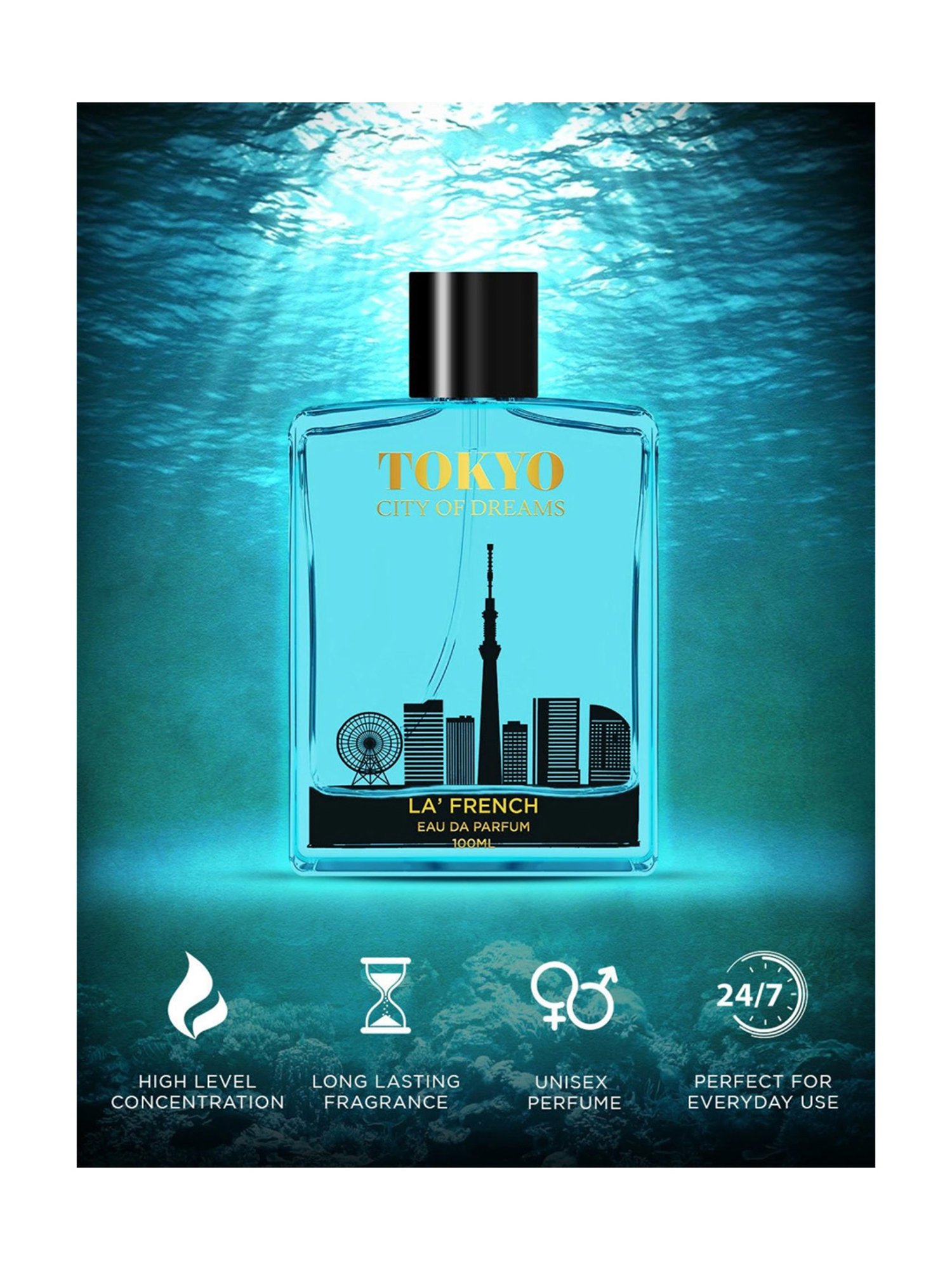 La'french Tokyo City of Dreams Eau de Parfum - 100 ml