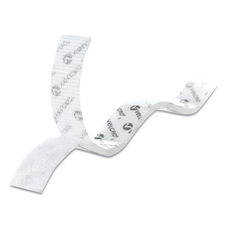 Velcro Fastener Hook-and-Loop Tape 3/4"Wx49'Lx1/4"H White 30633
