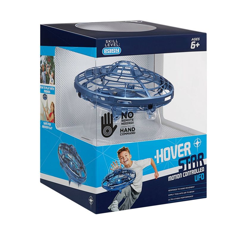 The Original Hover Star Motion Controlled UFO- Blue