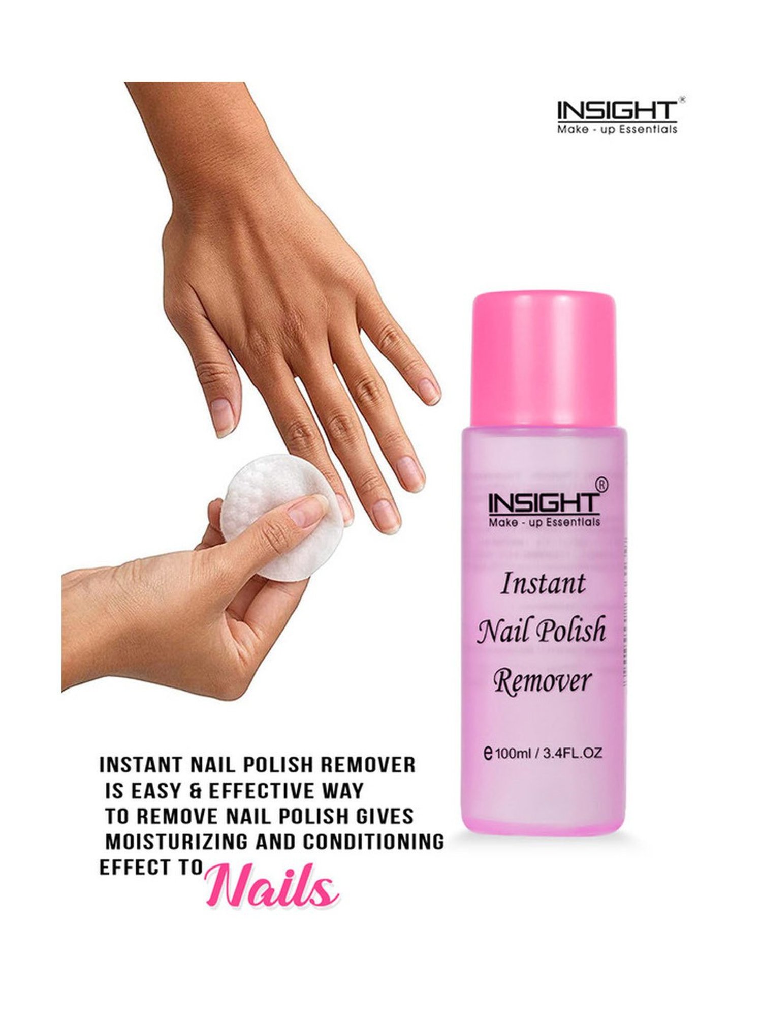 Insight Cosmetics Nail Polish Remover Strawberry - 100 ml