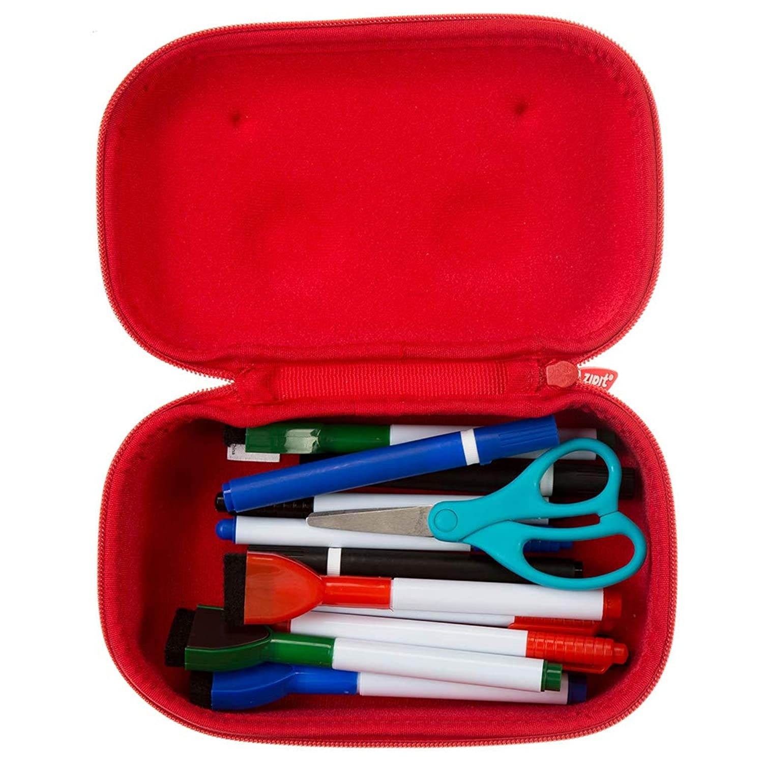 ZIPIT Beast Pencil Case/Pencil Box/Storage Box, Red