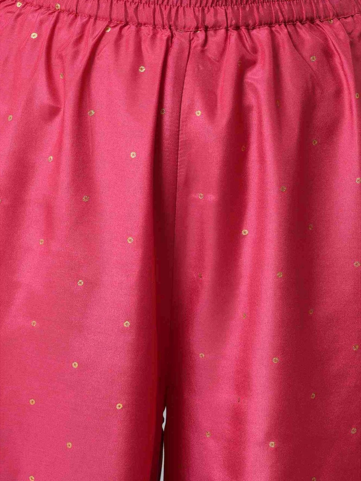 Aurelia Peach & Pink Printed Kurti Sharara Set With Dupatta