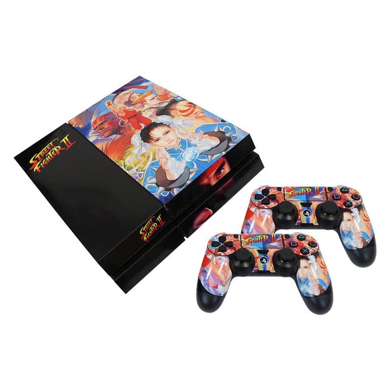 Rubber Road Street Fighter 2 PS4 Console & Controller Skin Pack
