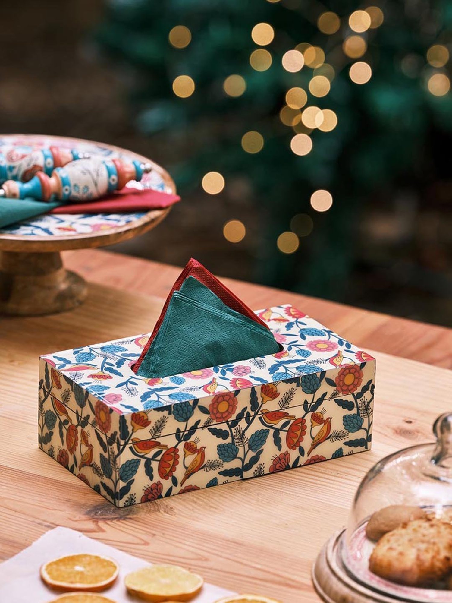 Ariana Yellow & White Cotton Kitchen Apron with Pocket