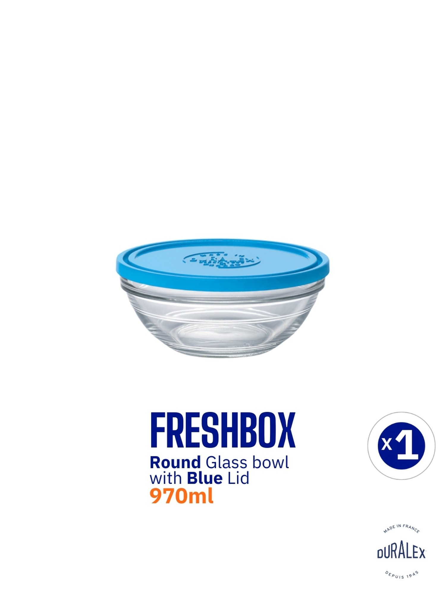 @home Nilkamal Black Polypropylene Snack Bowl With Lid (0.46 L)