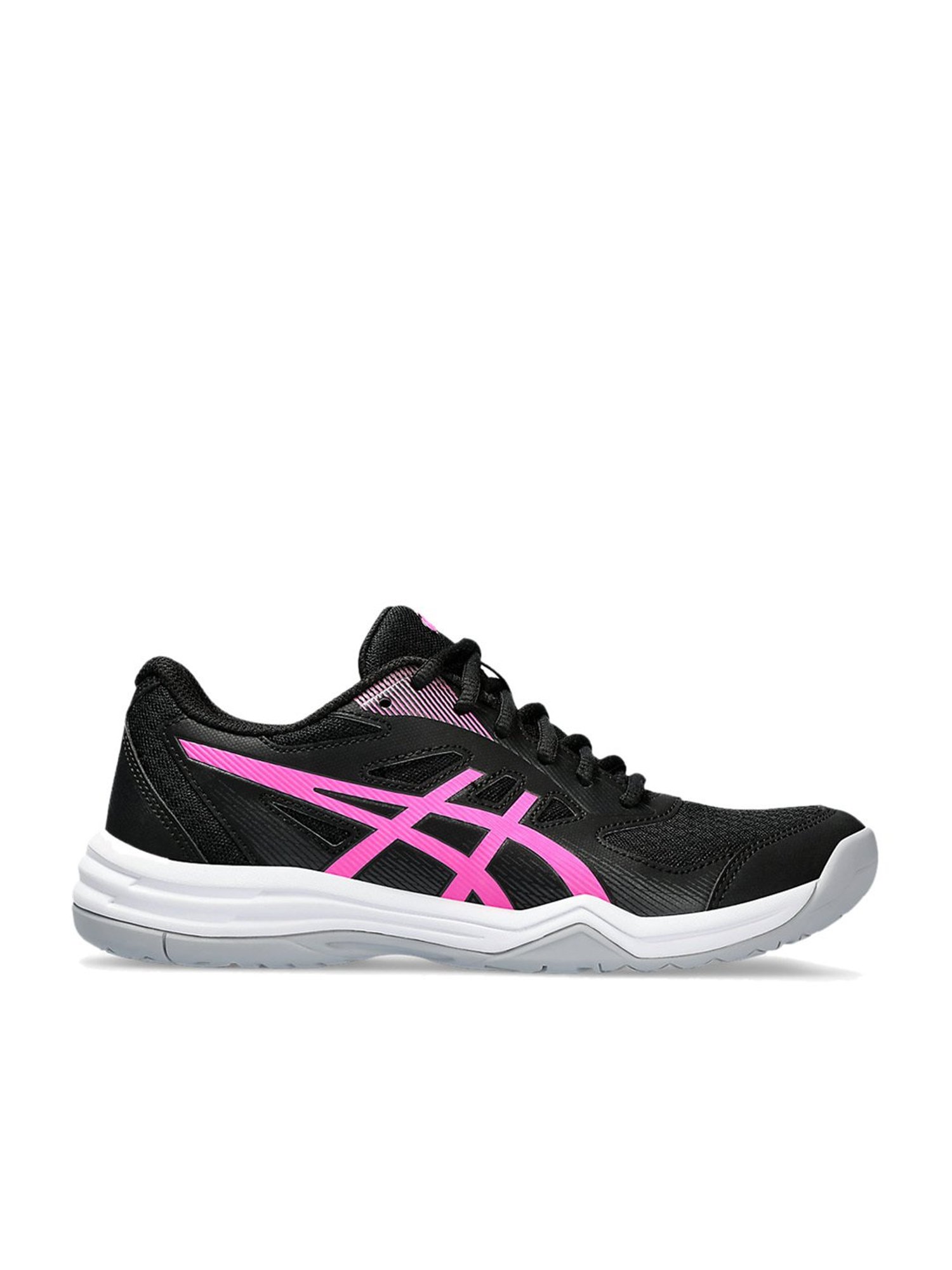 Asics Women's Upcourt 5 Black Indoor Court Shoes