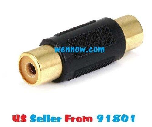 WennoW "(Pack of 10) RCA Female Jack to RCA Female Jack Audio Coupler Adapter