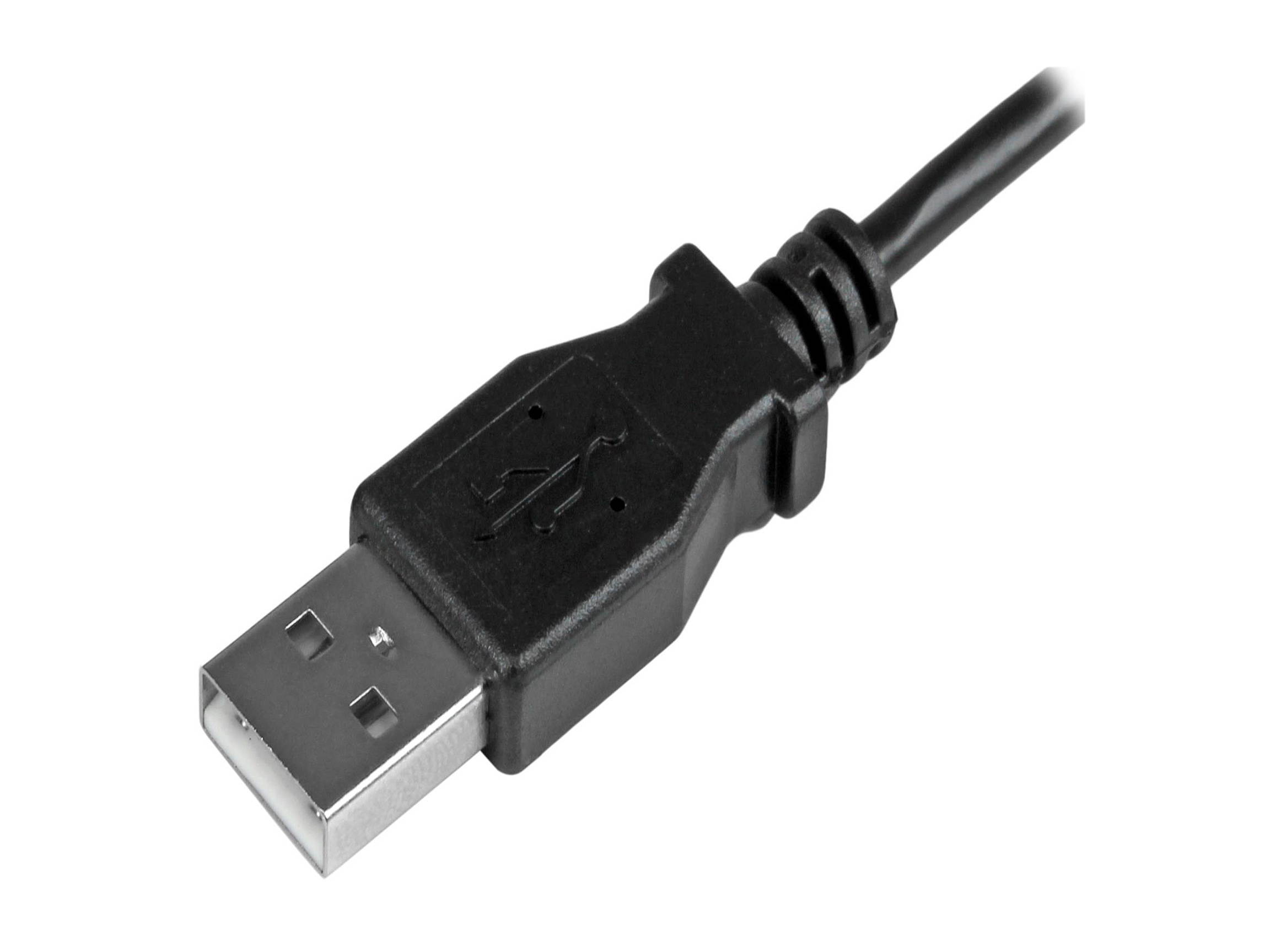 StarTech.com USBAUB2MLA Micro-USB Charge-and-Sync Cable M/M - Left-Angle Micro-USB - 24 AWG