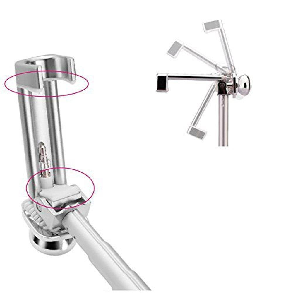 EIGIIS Simple Style Lipstick Modeling Mini Folding Retractable Wire Control Selfie Sticks For Ios Android Phone (Pink)