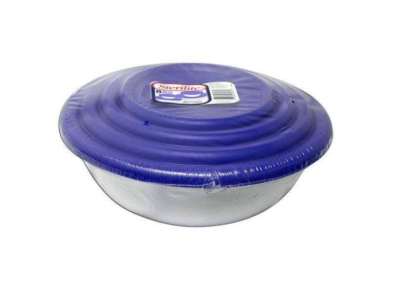 6 Pack Sterilite 07479406 8-Piece Plastic Kitchen Covered Bowl/Mixing Set w/Lids