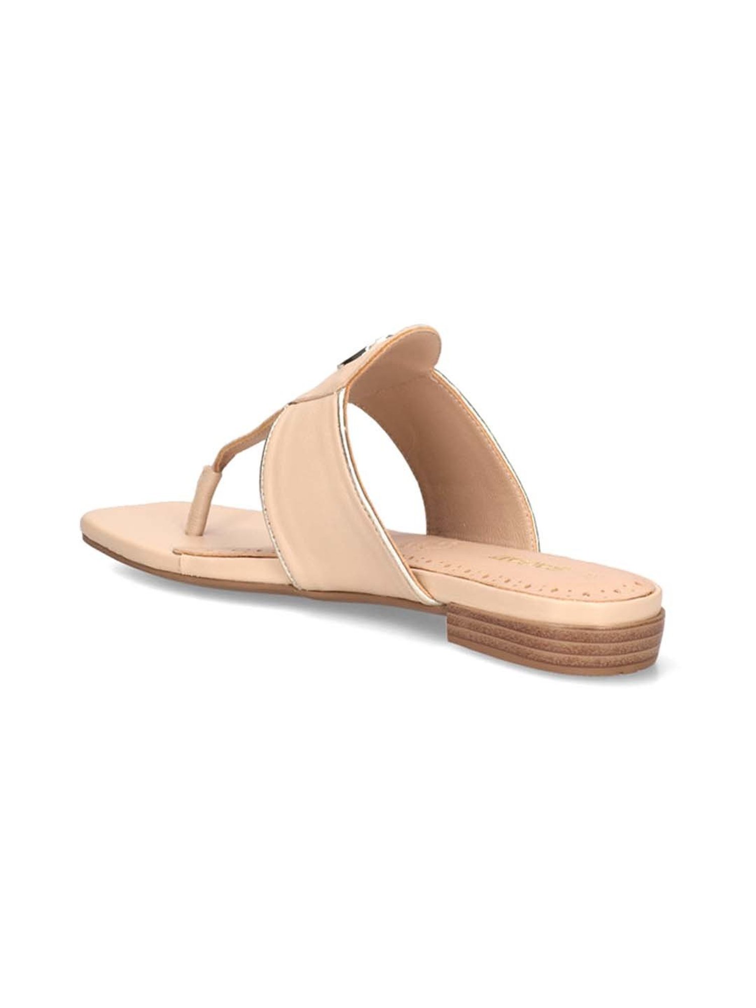 BAGATT Women's Mala Beige T-Strap Sandals