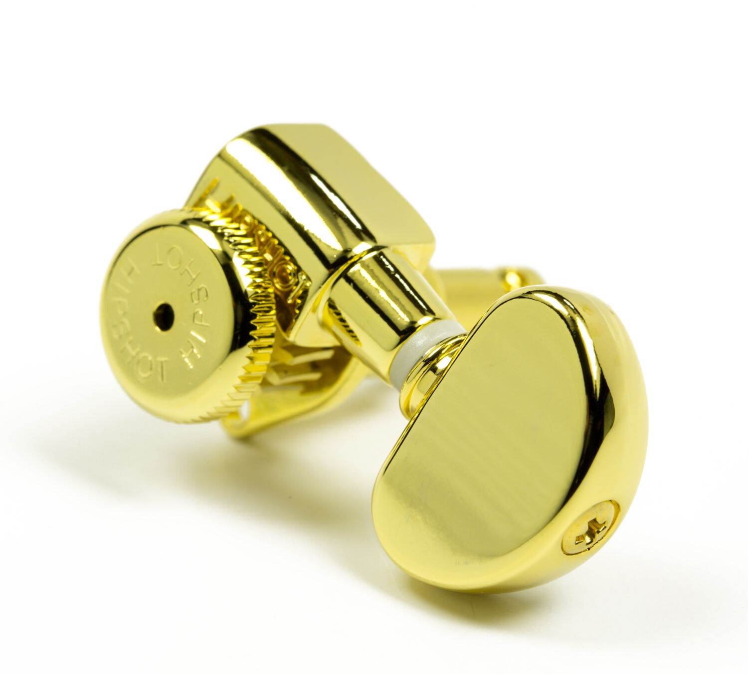 Genuine Hipshot Button Set of 6 D02 Gold - Buttons Only - also fits Grover