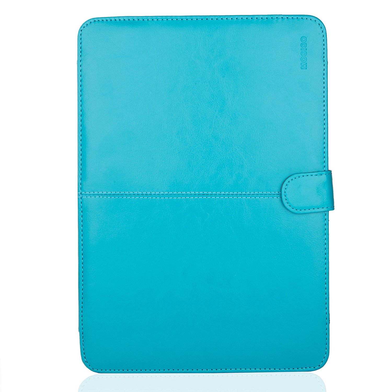 Mosiso MacBook Air 11 Sleeve Case, Premium Quality PU Leather Book Cover Clip On Folio Case for MacBook Air 11.6" (Models: A1370 and A1465)