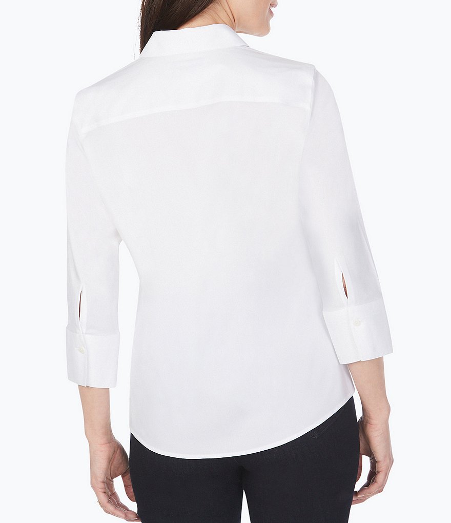 Karyn Seo Hazel Lattice Lace Linen Top