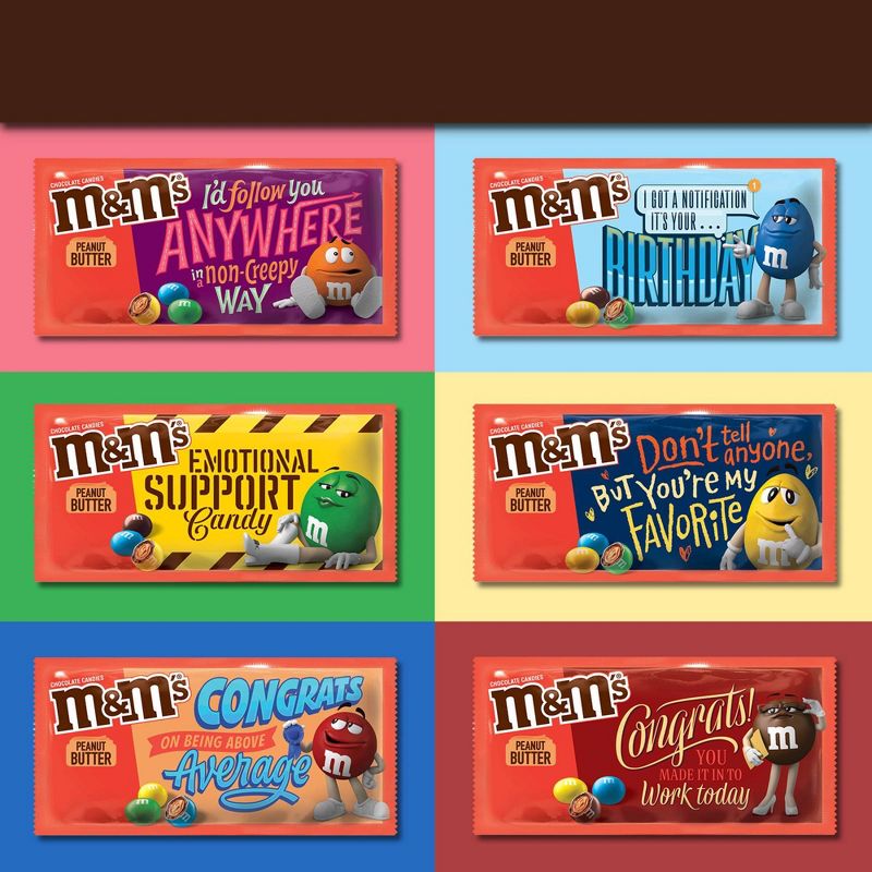M&M's Peanut Butter Share Size Chocolate Candies - 2.83oz