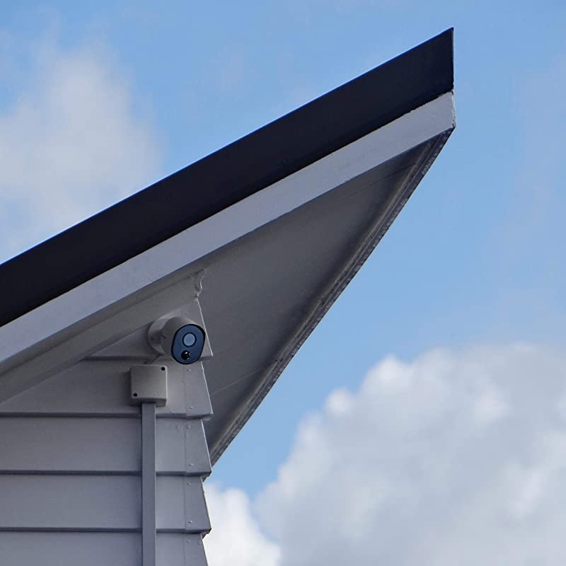 Home Security Camera System, 8 Channel 8 Bullet Cameras, 1080p HD DVR, Indoor/Outdoor Wired Surveillance CCTV, Night Vision, Motion Sensor Lights, Alexa + Google, 1TB Hard Drive, SWDVK-845808WL