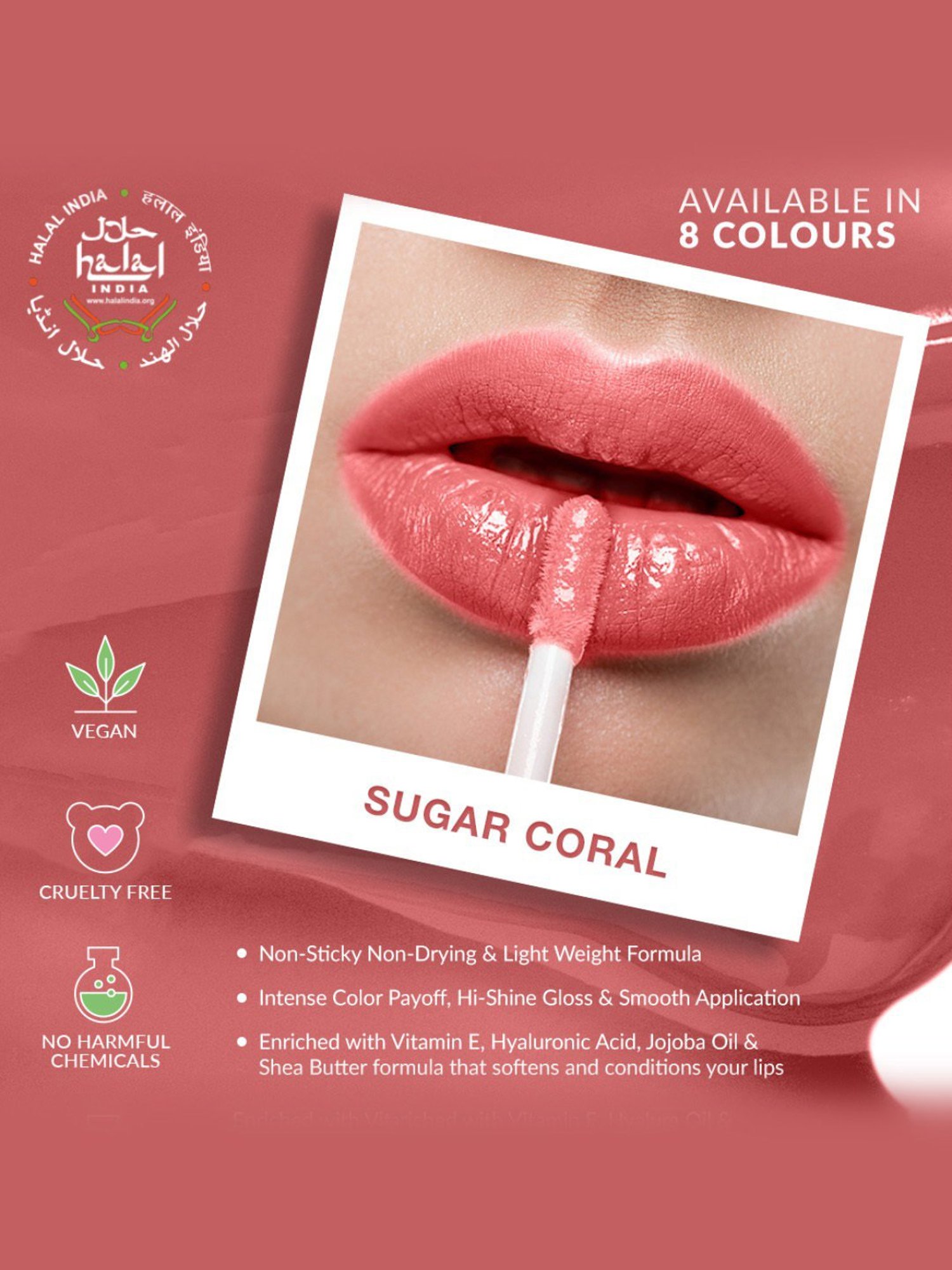 Littmuss Kiss Xpert Lip Gloss Sugar Coral - 2.5 ml