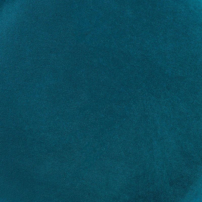 Newstret Round Upholstered Ottoman Cyan - Aiden Lane