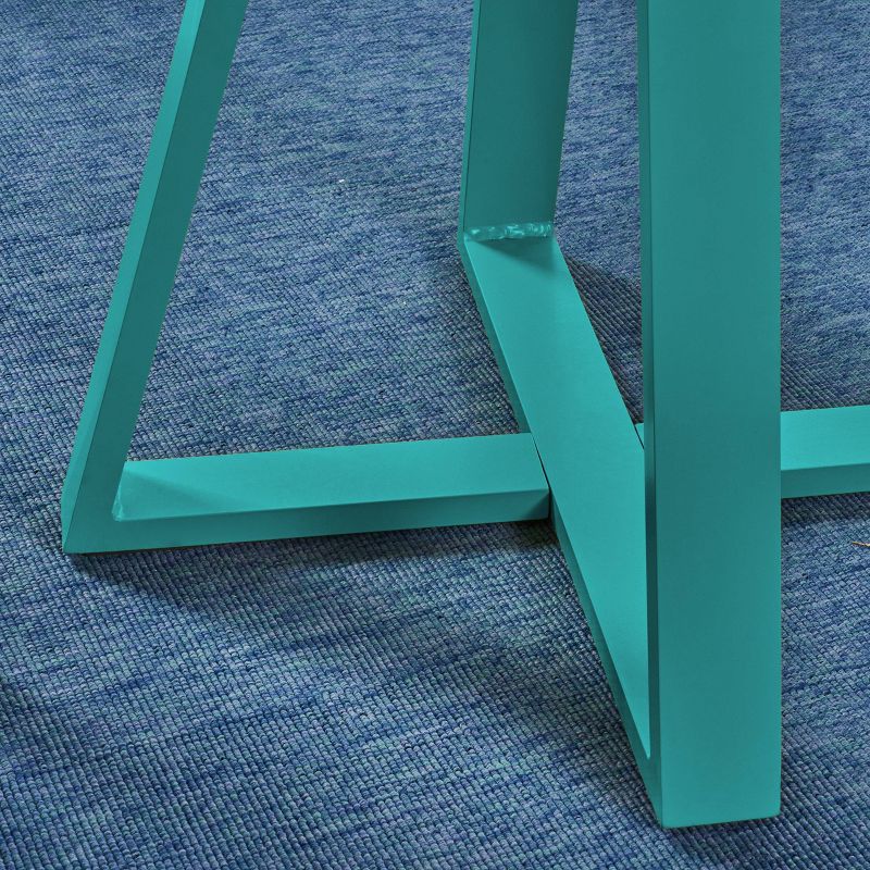 3pc Steel Bistro Set Gray - Nuu Garden