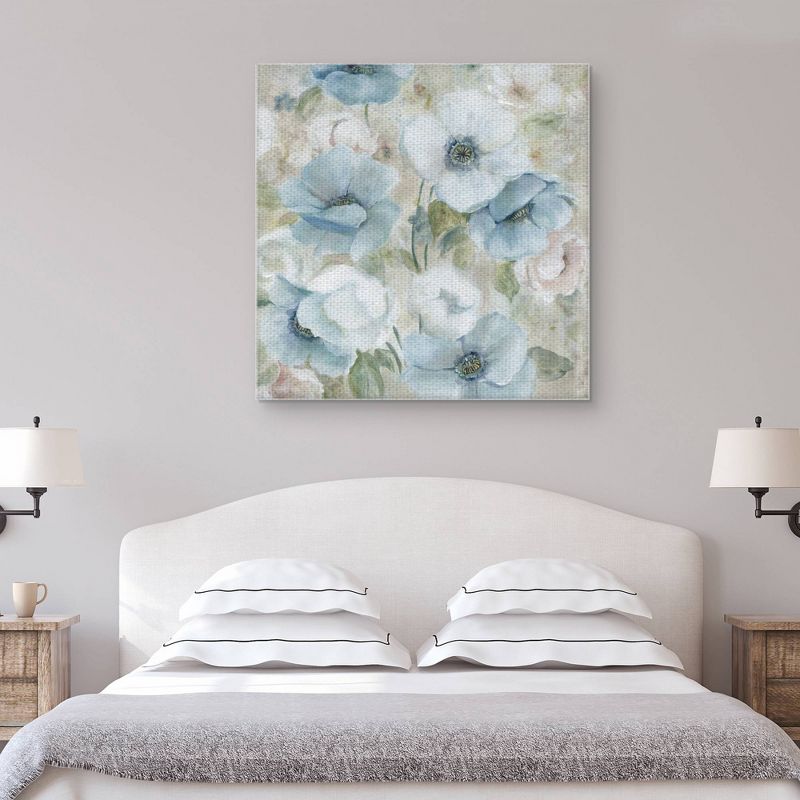 30" x 30" Pastel Garden I by Carol Robinson Art on Canvas - Fine Art Canvas