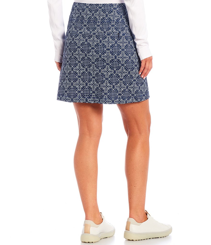IBKUL Eva Print Pull-On Skort