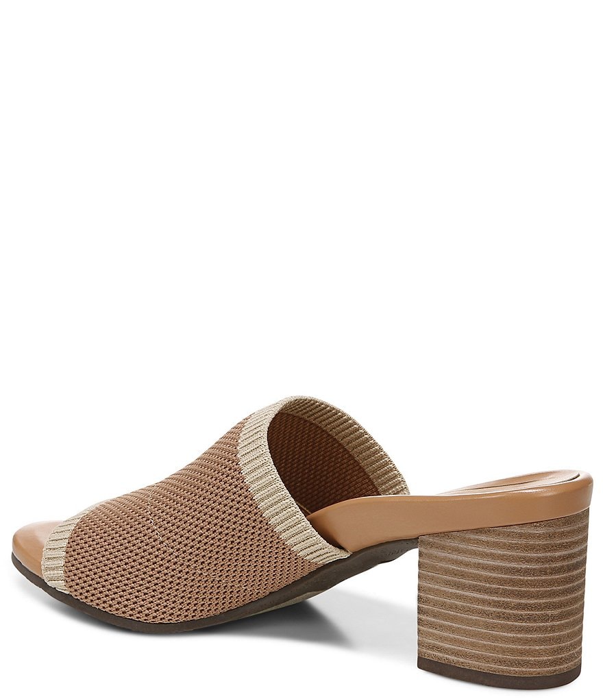 Vionic Fleur Knit Block Heel Mules