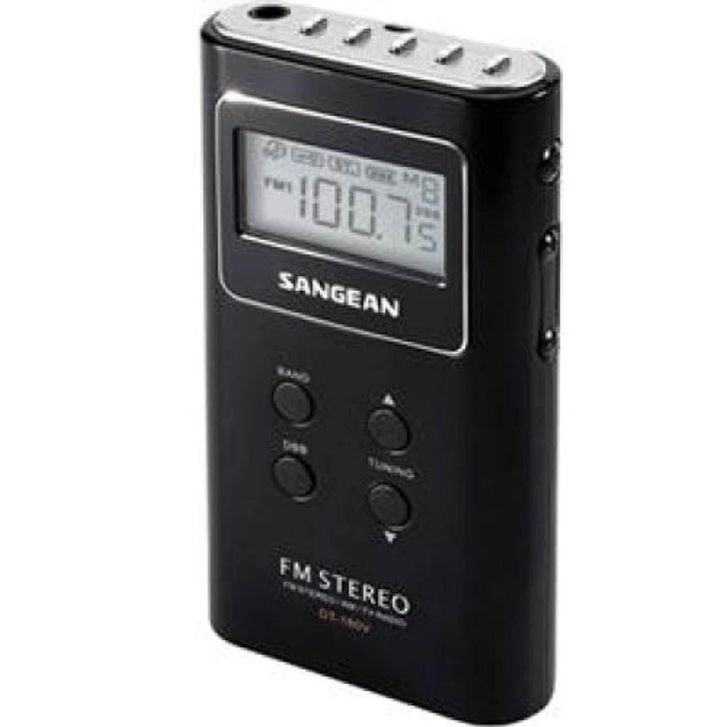 sangean dt180b pocket radio tuner  20 presets