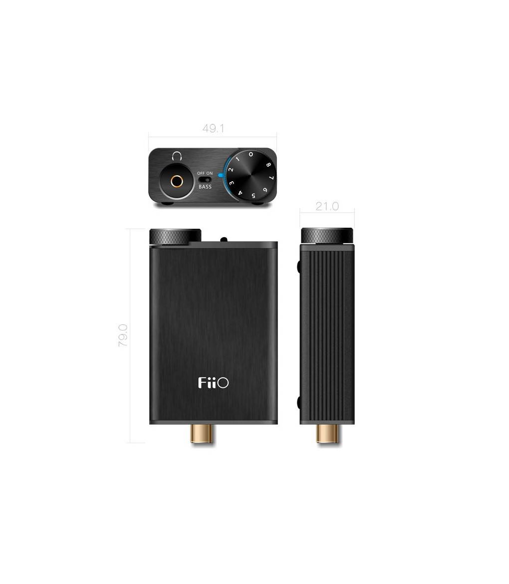 FiiO E10K OLYMPUS Computer USB DAC and Headphone Amplifier (Black)