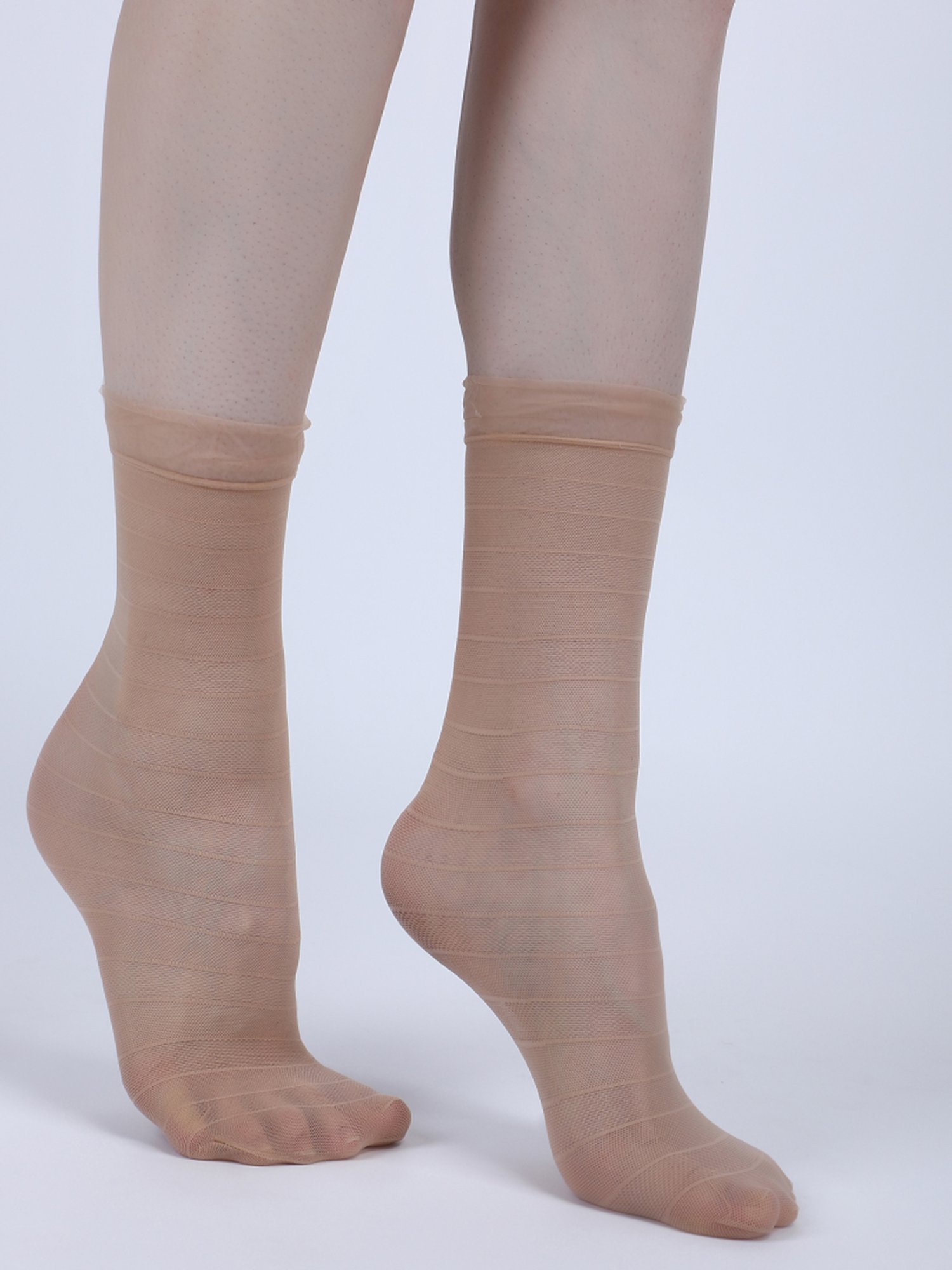 NEXT2SKIN Black & Beige Socks - Pack of 3