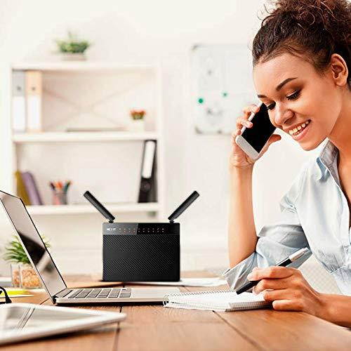 Nexxt Solutions Wireless Gigabit High-Speed AC1200 Dual-Band Router [Acrux 1200] | 1200Mbps Fast Ethernet with Signal Amplifying Antenna