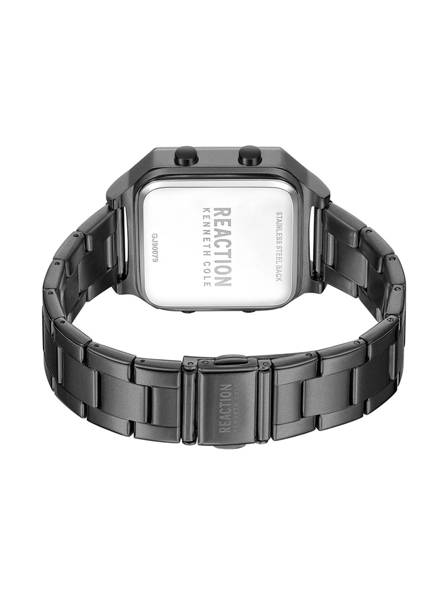 REACTION KENNETH COLE  Digital Stainless Steel Strap Watch for Women's  - KRWGJ9007906