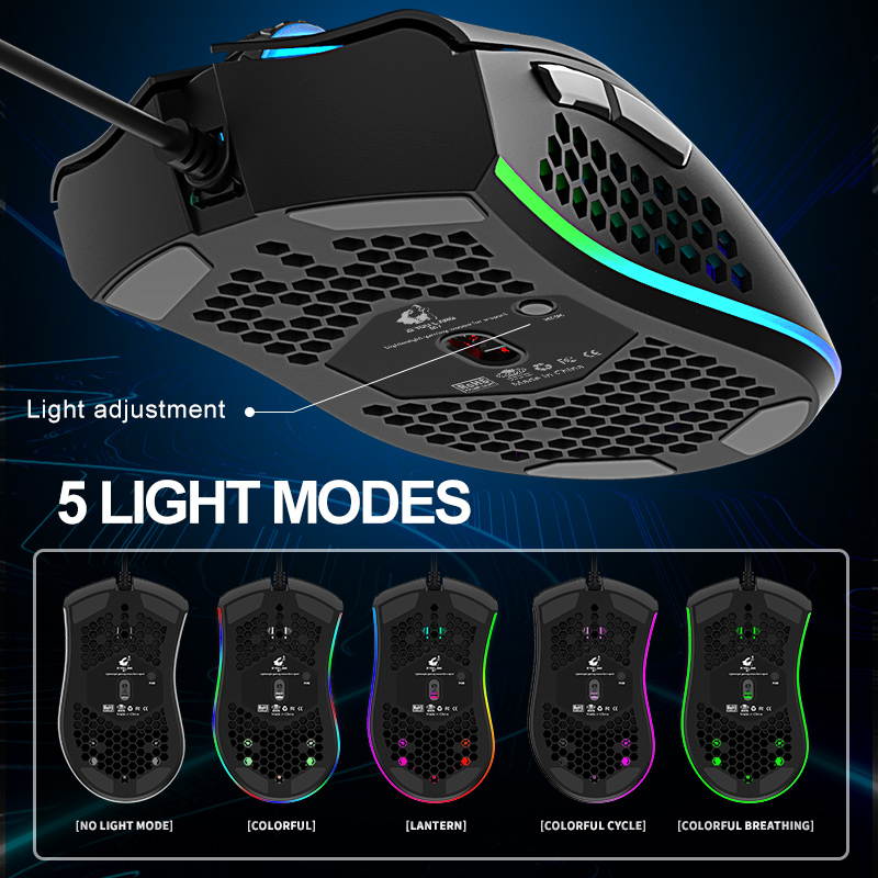 M7 E-sport Hollow Mouse Lightweight Gaming Mouse