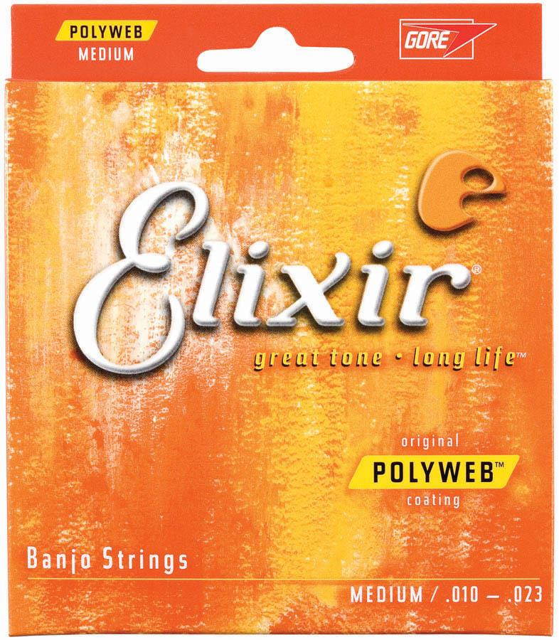Elixir Banjo Medium - Polyweb