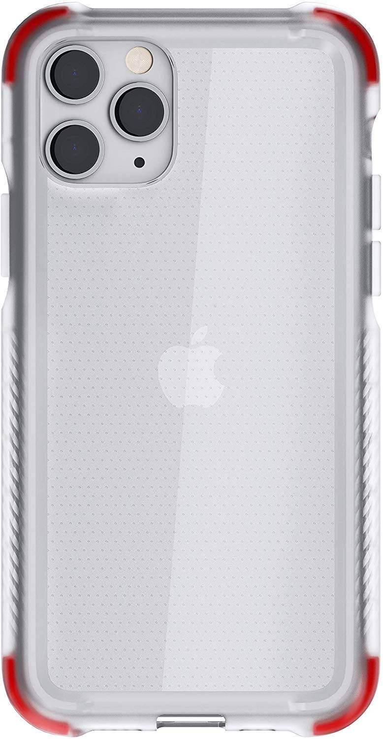 Ghostek Covert Clear iPhone 11 Pro Max Case with Super Slim Fit Design and Grip Bumper Shockproof Heavy Duty Protection Wireless Charging Compatible for 2019 iPhone 11 Pro Max (6.5 Inch) - (Clear)