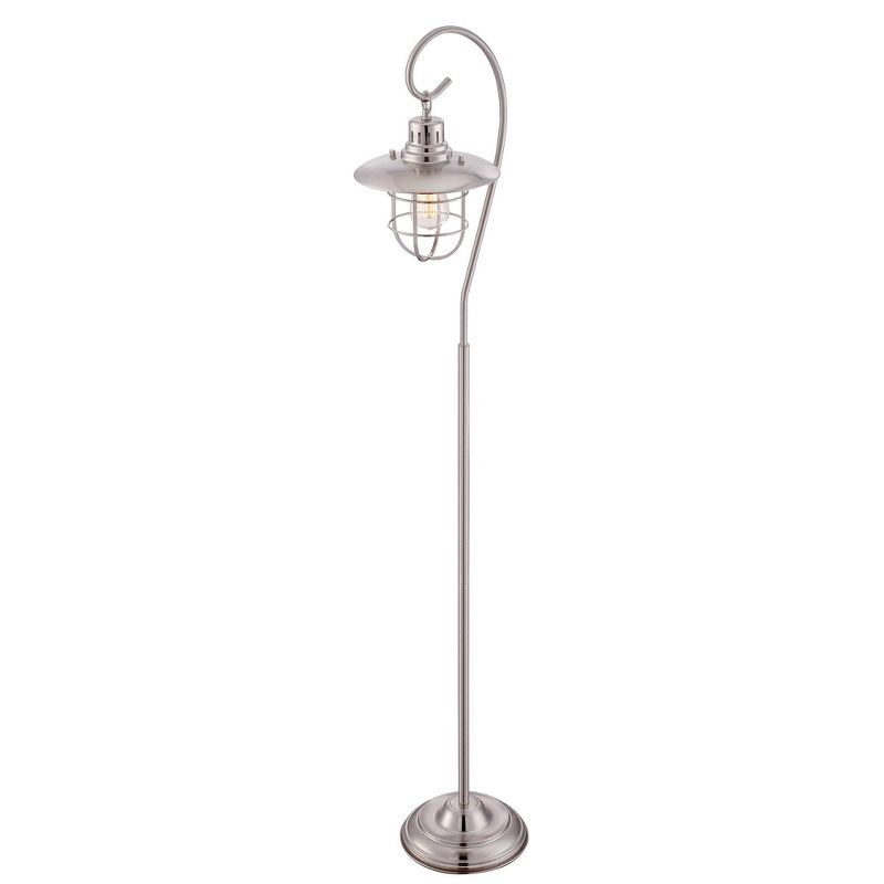 Lanterna II 1 Light Floor Lamp (Includes Light Bulb) Polished Steel - Lite Source