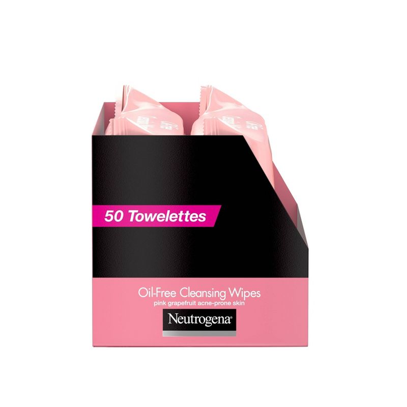 Neutrogena Oil-Free Cleansing Wipes - Pink Grapefruit - 50ct/2pk