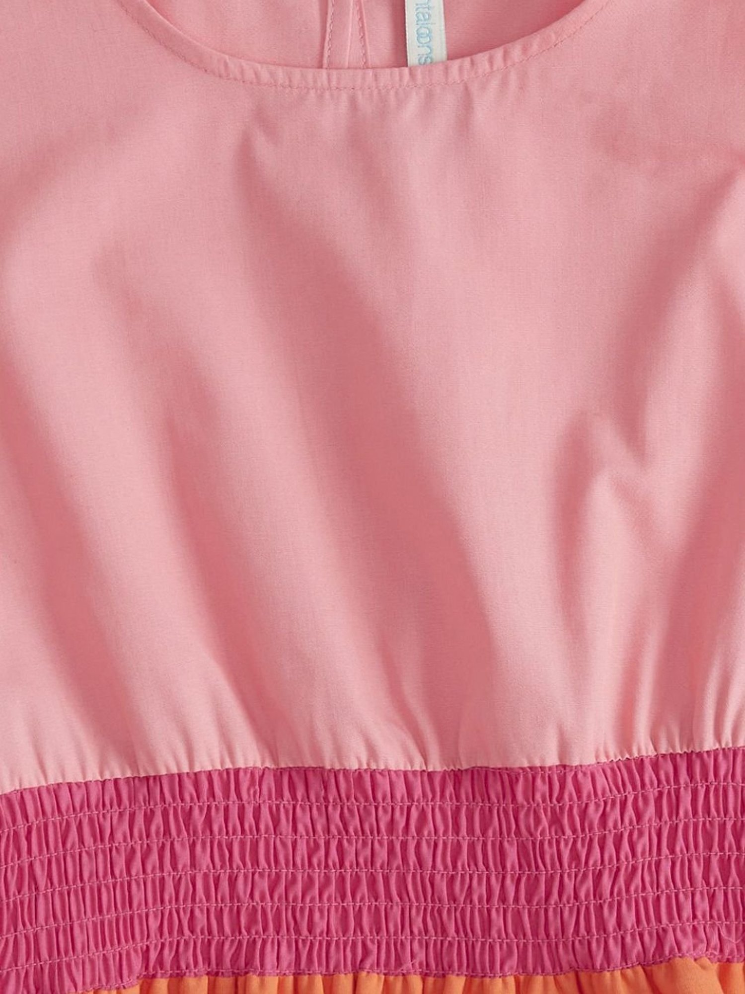 Pantaloons Junior Pink Cotton Cut N Sew Dress