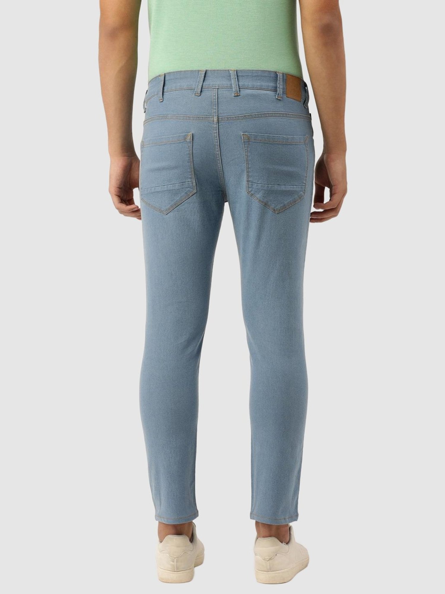 IVOC Blue Skinny Fit Distressed Jeans